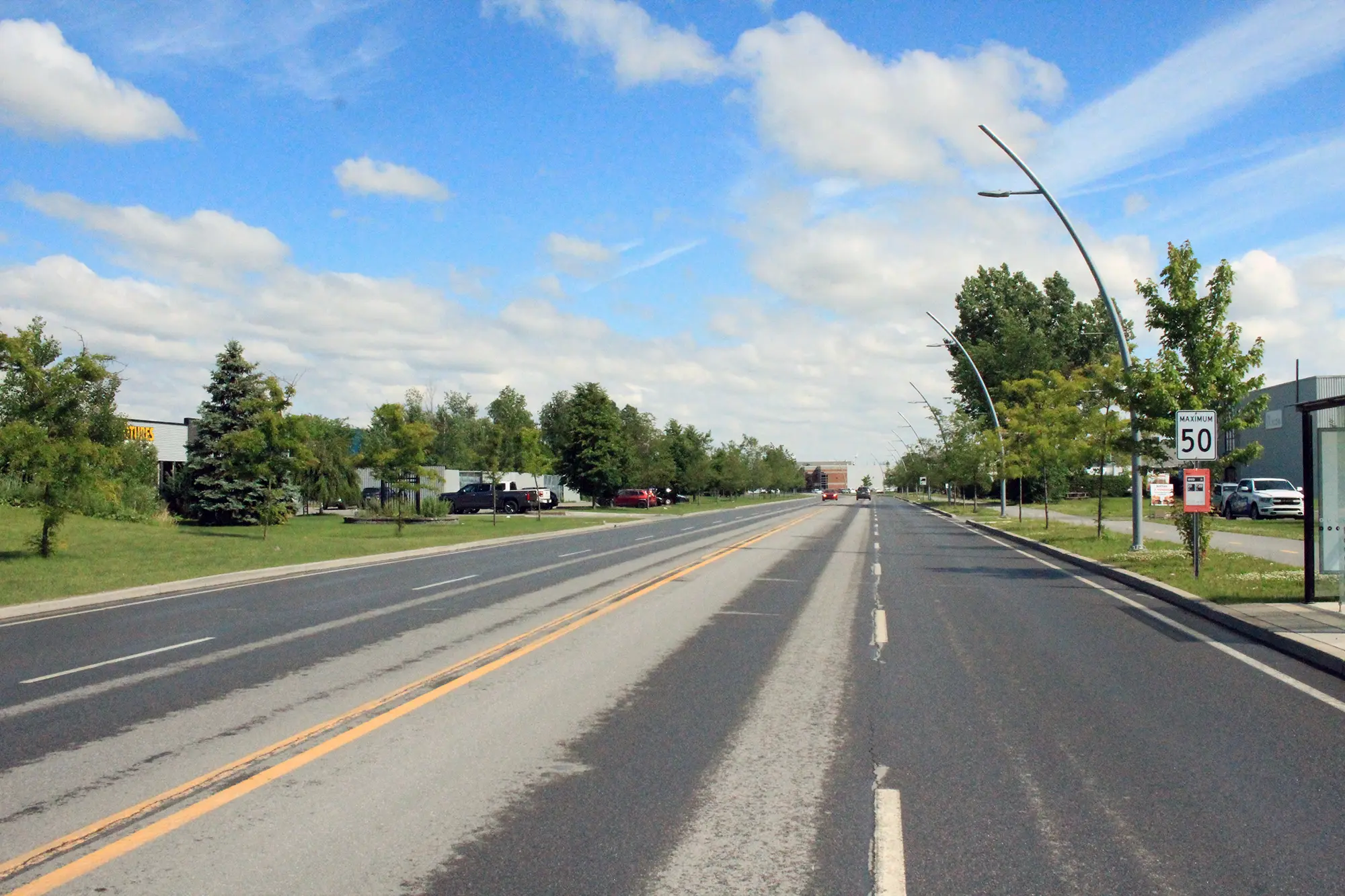 Élargissement et reconstruction des infrastructures du boulevard Industriel, Châteauguay